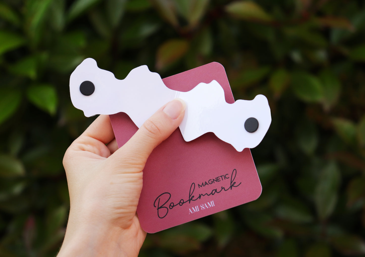 Magnetic bookmark, Book Lover Gift, Cat