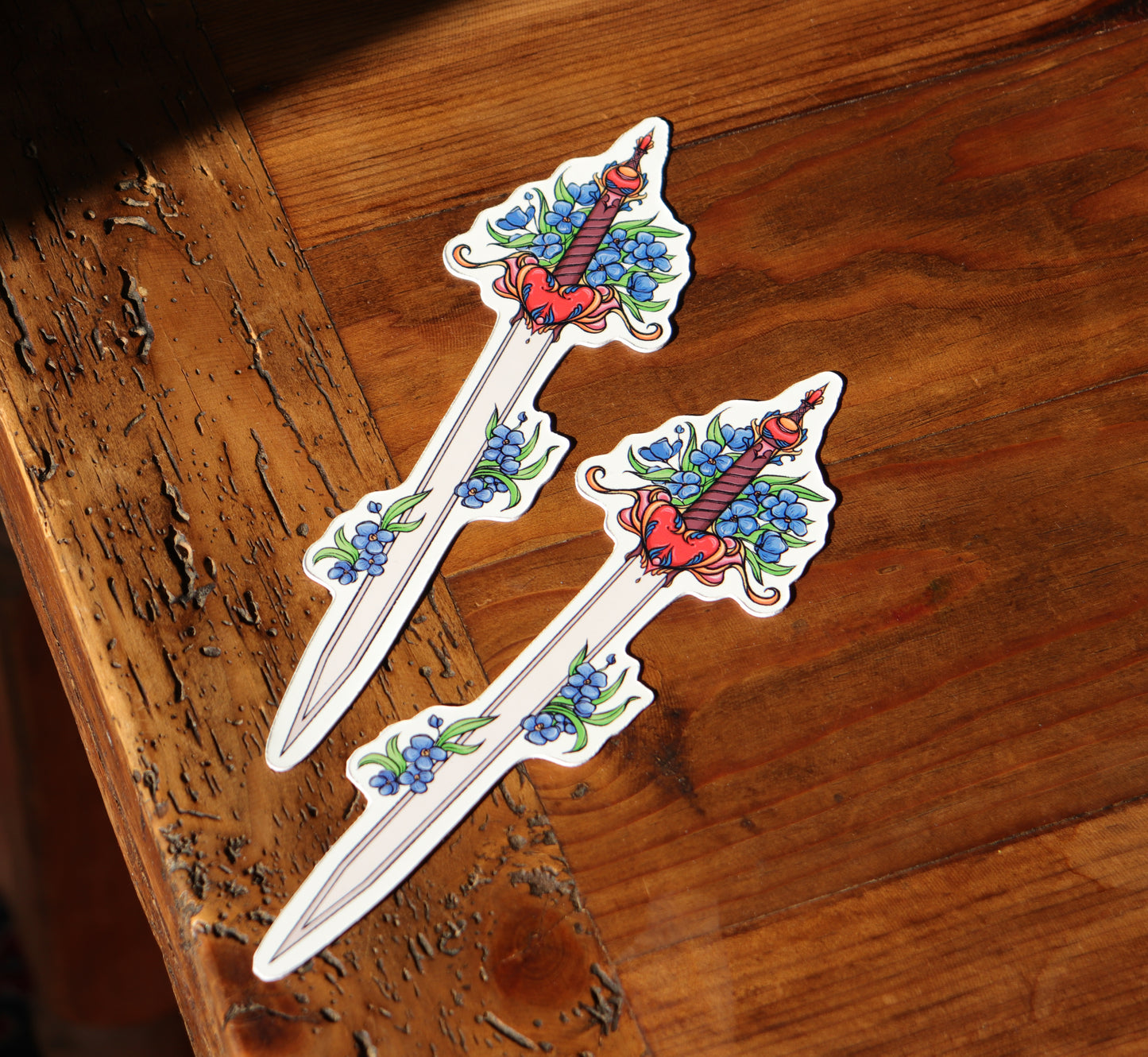 Sword with flowers Fantasy Bookmark
